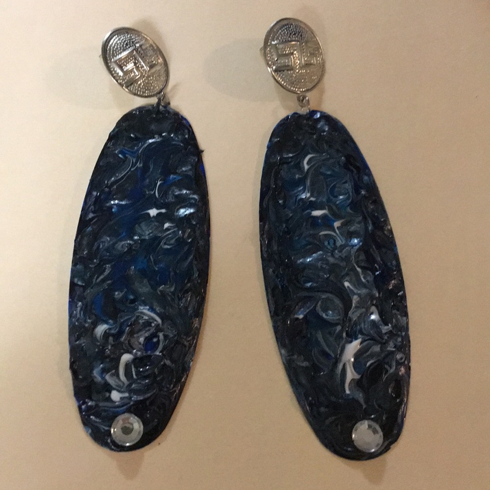 Hand painted earrings